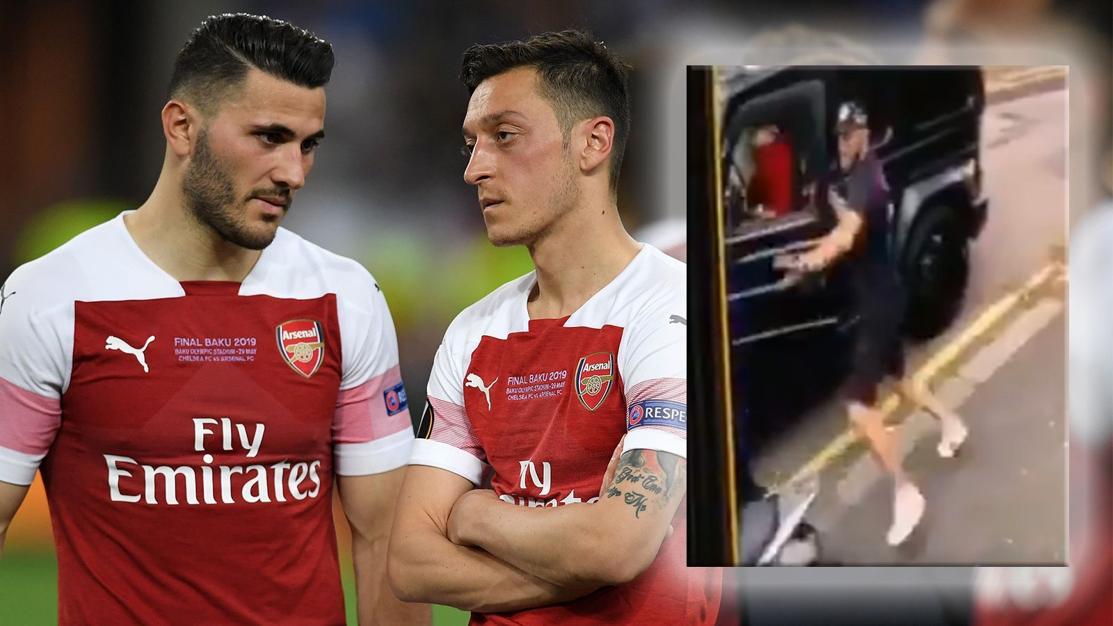 Fc Arsenal Bewaffneter Berfall Auf Mesut Zil Und Sead Kolasinac