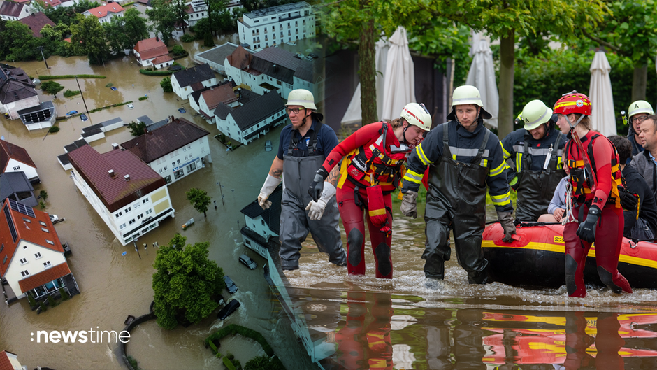 Hochwasser in Süddeutschland Feuerwehrmann stirbt bei Einsatz ProSieben