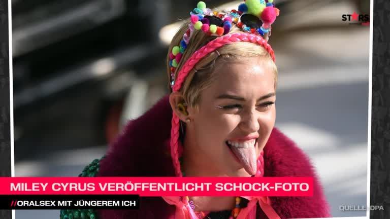 Miley Cyrus Veröffentlicht Schock Foto Oralsex Mit Jüngerem Ich Prosieben 5828