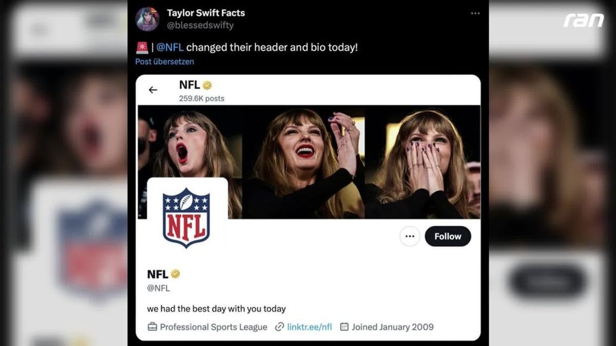 Offizieller NFL-Account befeuert Swift-Hype - Fans sauer
