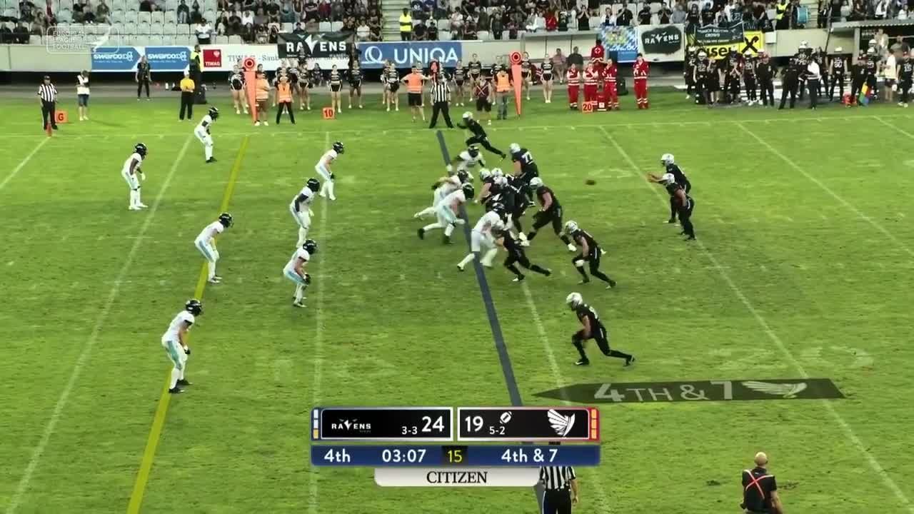 Munich Ravens @ Tirol Raiders Highlights, Week 8