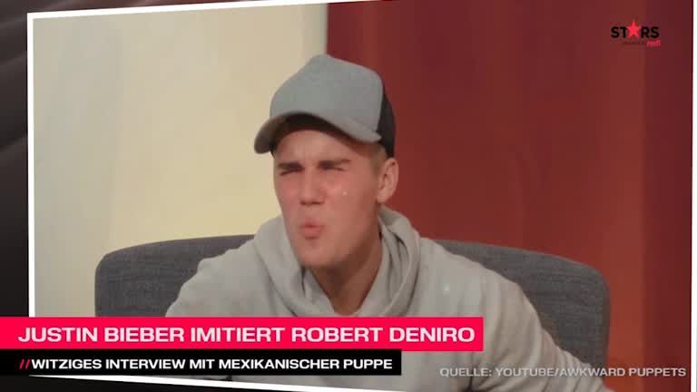 Justin Bieber imitiert Robert De Niro