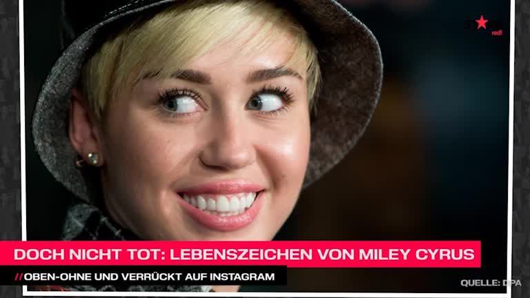 Lebenszeichen Von Miley Cyrus Oben Ohne And Verrückt Auf Instagram Prosieben 4283