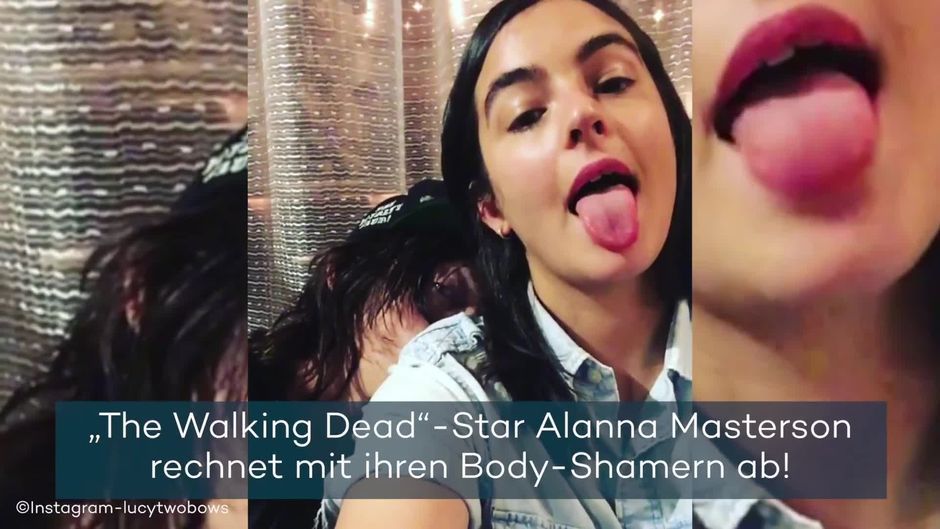 The Walking Dead Star Alanna Masterson So Wehrt Sie Sich Gegen Body