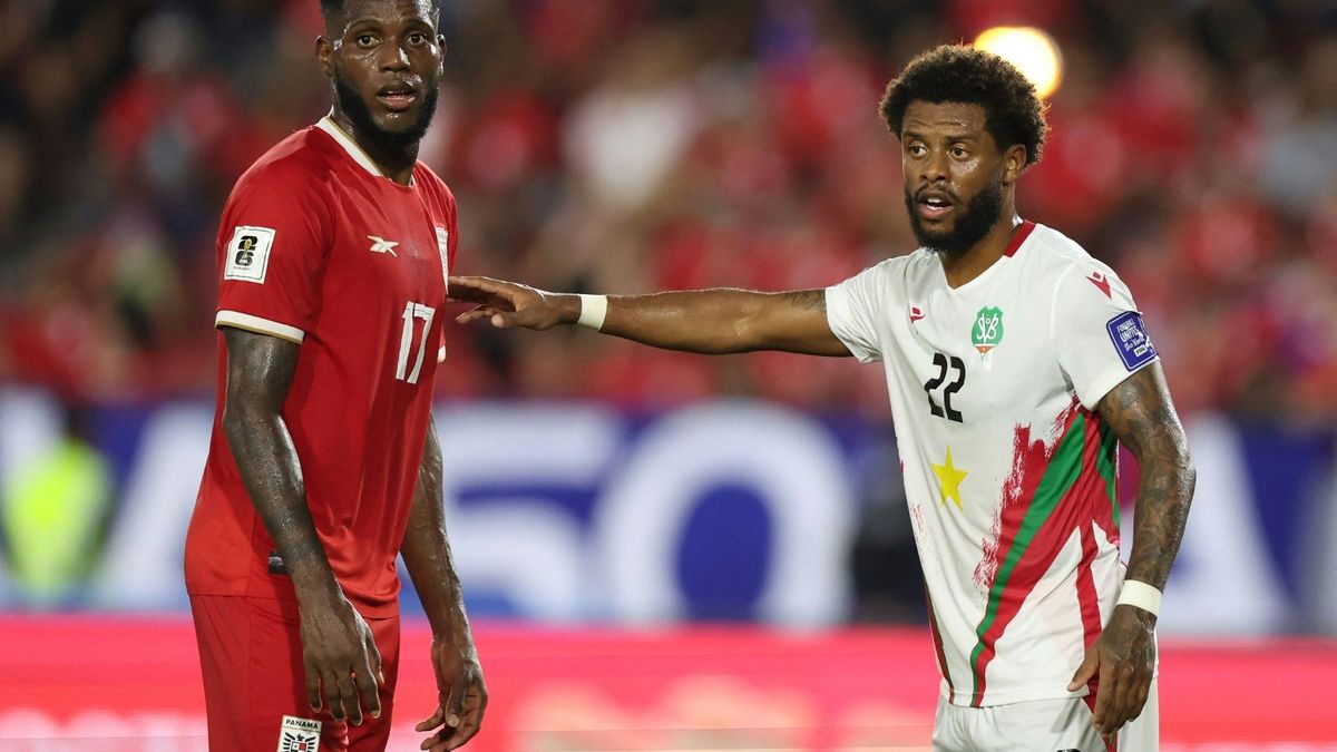 Fernduell: Panama (li.) gegen Suriname
