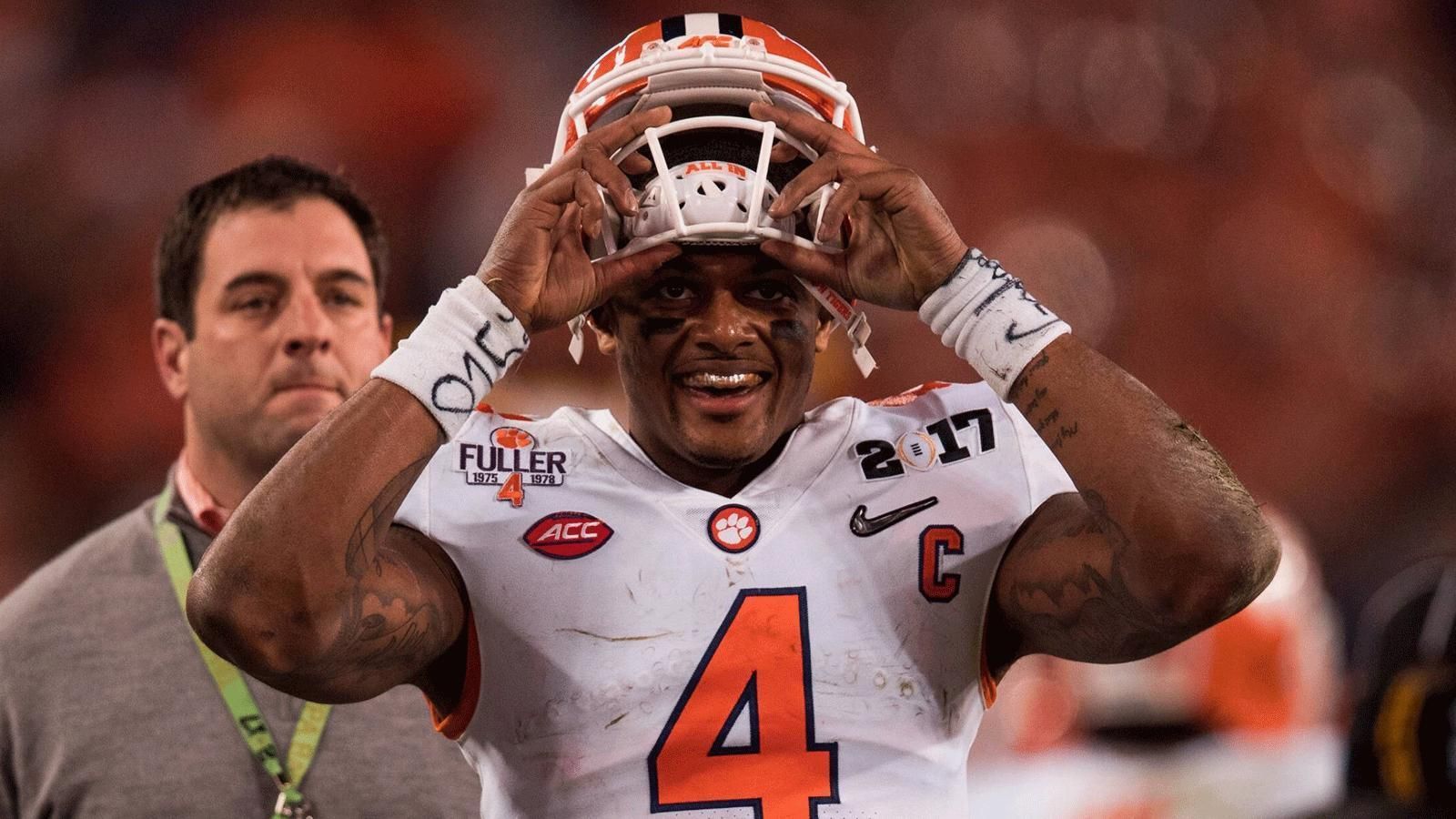 
                <strong>8. Clemson – 29 Spieler</strong><br>
                Bekannte Spieler: Deshaun Watson (Foto), DeAndre Hopkins (beide Houston Texans), Vic Beasley (Atlanta Falcons)
              