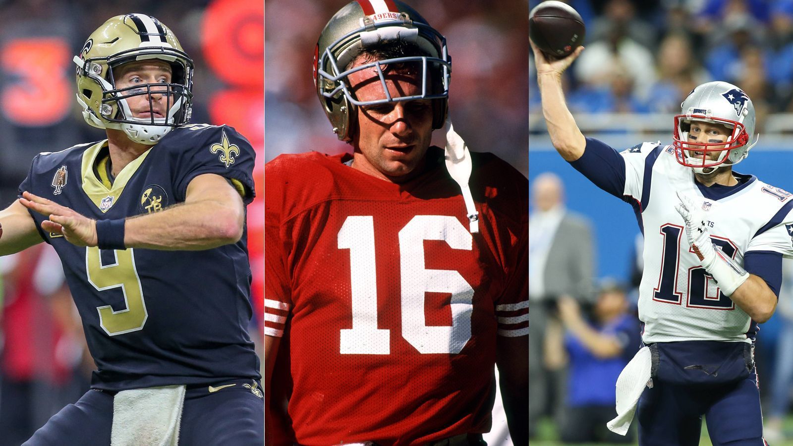 
                <strong>NFL-Experten haben entschieden: Die besten Quarterbacks der Geschichte </strong><br>
                Wer ist der beste Quarterback der Geschichte? Und wer ist dahinter? Wer schafft es in die Top Ten? NFL.com hat die ultimative Rangliste zusammengestellt. ran.de zeigt sie, inklusive einiger interessanter Statistiken.
              