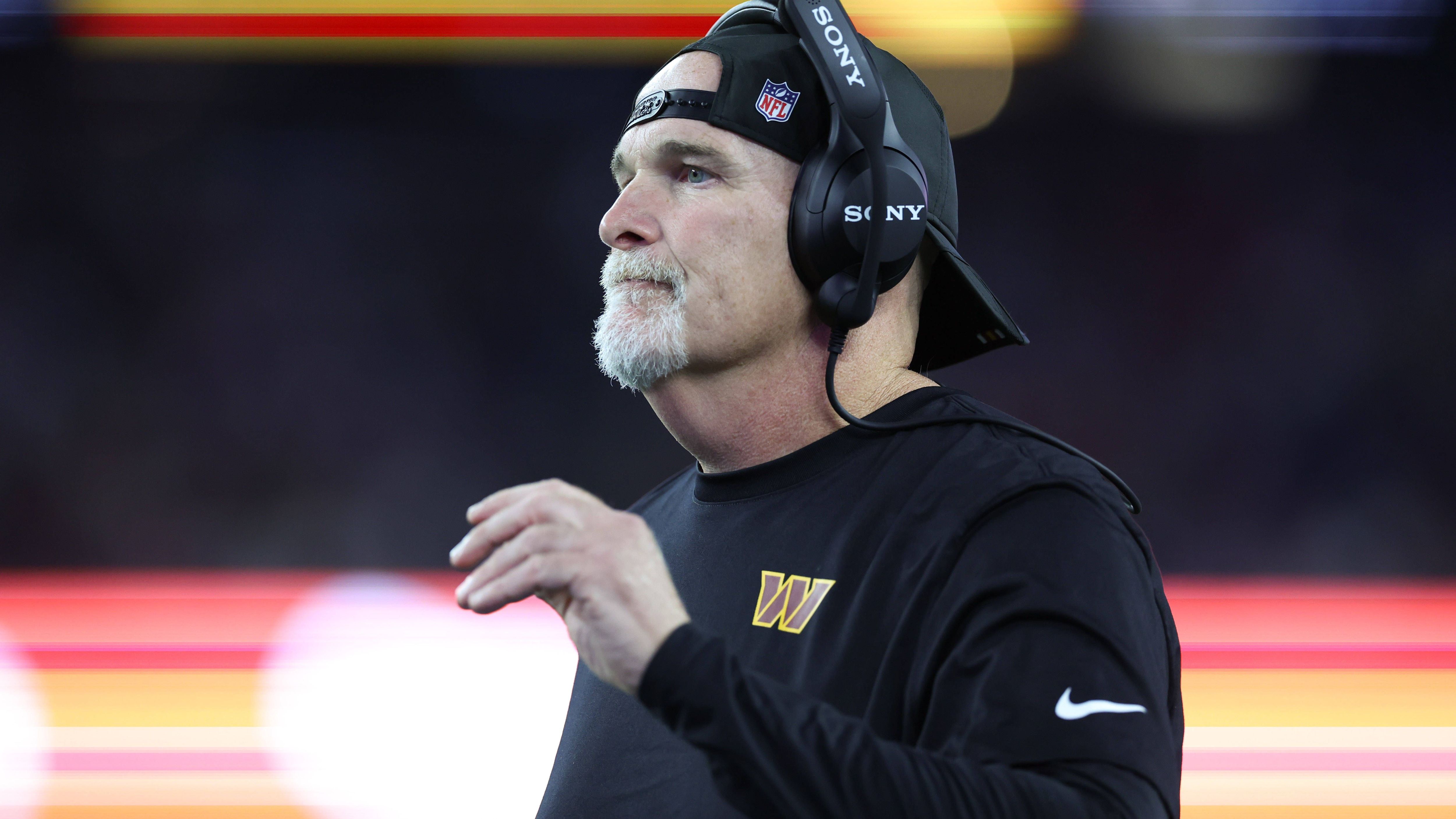 <strong>Platz 21 (geteilt): Dan Quinn (Washington Commanders)</strong><br>Quote: +10.000 (bei einem Einsatz von 100 US-Dollar gewinnt man 10.000 US-Dollar)