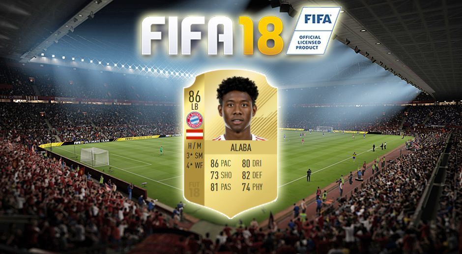 
                <strong>FIFA 18: David Alaba</strong><br>
                Gesamt-Stärke: 86
              