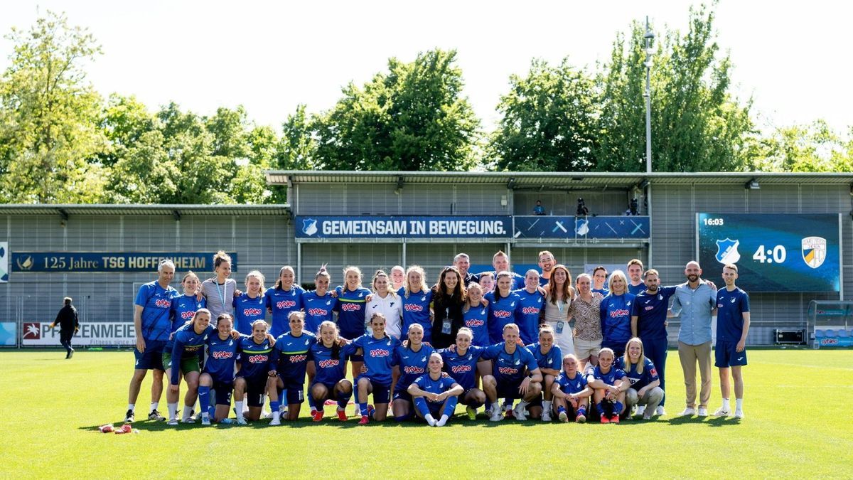 Die Frauen der TSG Hoffenheim am Saisonende