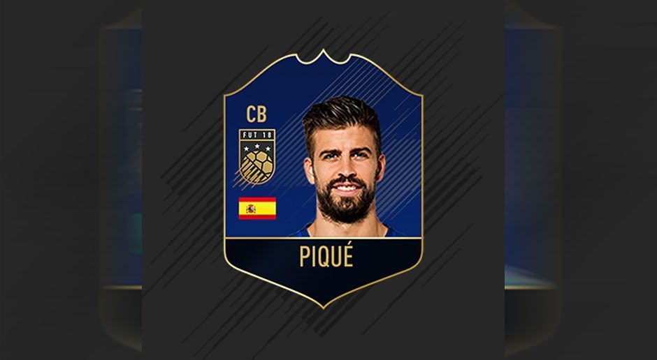 
                <strong>Gerard Pique</strong><br>
                Abwehr: Gerard Pique (FC Barcelona)
              