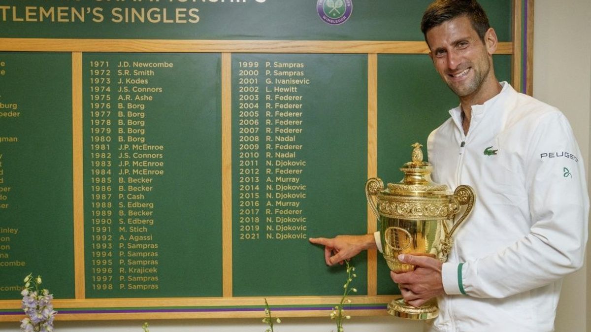 Novak Djokovic ist sehr stolz auf seinen Erfolg