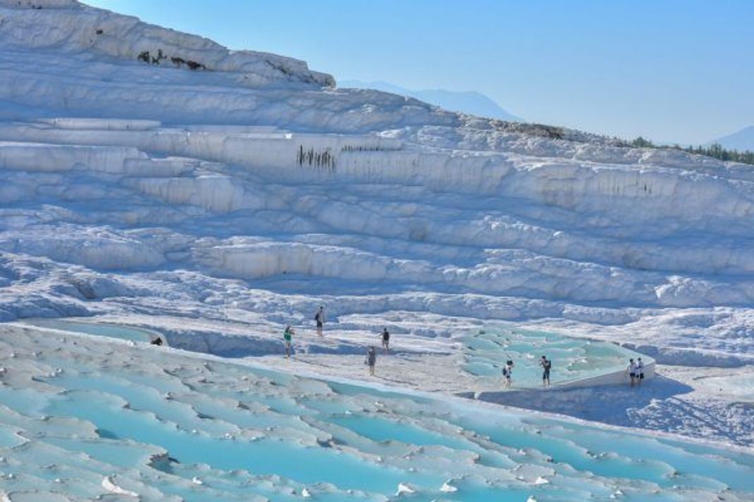 Die Pamukkale sind ebenfalls Teil des UNESCO-Weltkulturerbes.