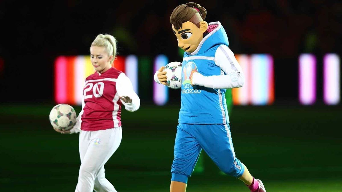 Skillzy ist das Maskottchen der EURO 2020