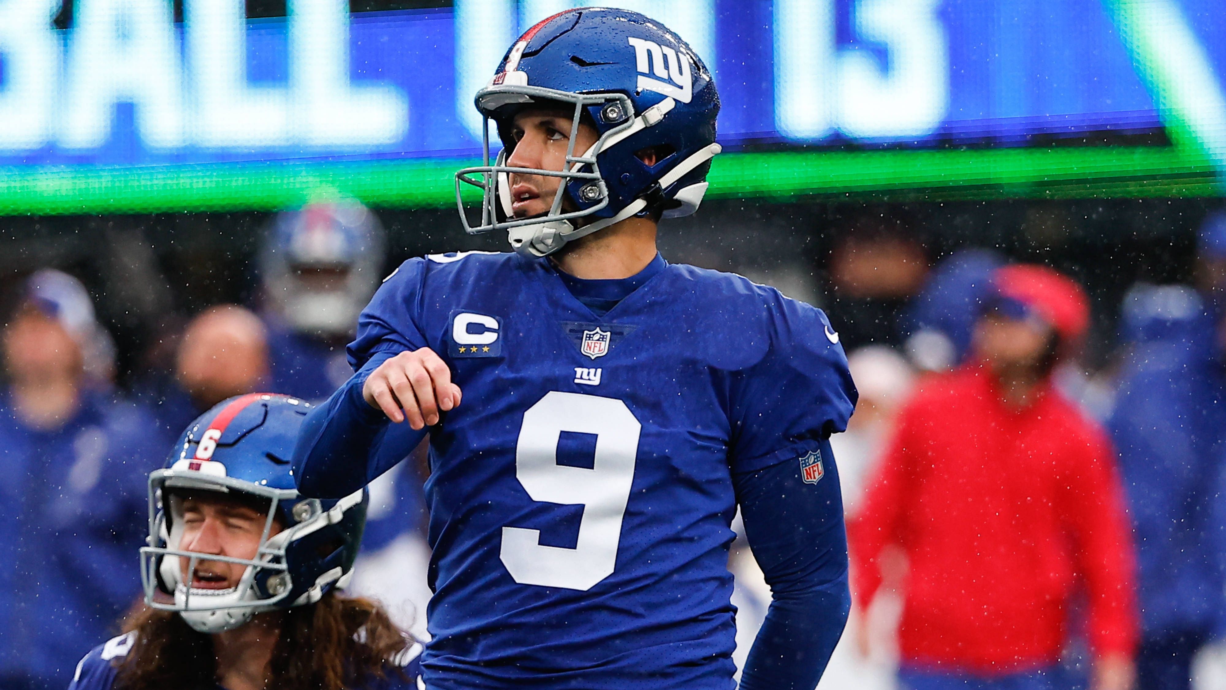 <strong>New York Giants: Graham Gano<br></strong>Alter: 37 Jahre und 1 Tag<br>Geburtsdatum: 9. April 1987<br>Position: Kicker