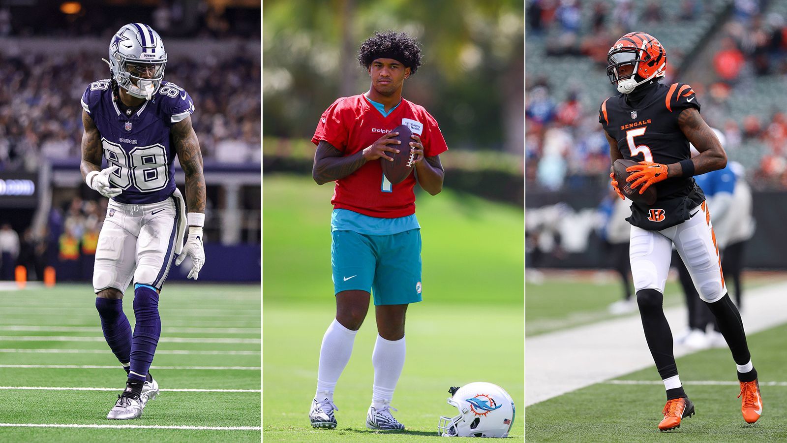 <strong>Holdout-Radar: Diese NFL-Stars könnten für Stunk sorgen</strong> <br>Die Saisonvorbereitungen bei den 32 NFL-Teams laufen auf Hochtouren. Einige Franchises müssen allerdings auf Star-Spieler verzichten. Eine Reihe an Akteuren pocht auf neue Verträge - auf unterschiedliche Art und Weise. <em><strong>ran</strong></em> gibt einen Überblick.