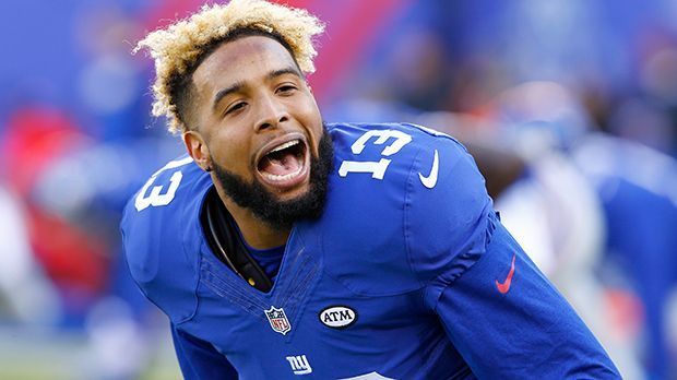 
                <strong>Odell Beckham Jr., New York Giants</strong><br>
                Wide Receiver: Odell Beckham Jr., New York Giants. Mit gerade mal 23 Jahren ist Beckham schon einer der absoluten Superstars der NFL. Und das liegt nicht nur an den spektakulären Catches, sondern auch an seinen Zahlen: OBJ hat nach 27 Spielen schon 25 Touchdowns und 102 Yards Raumgewinn pro Partie auf dem Konto.
              