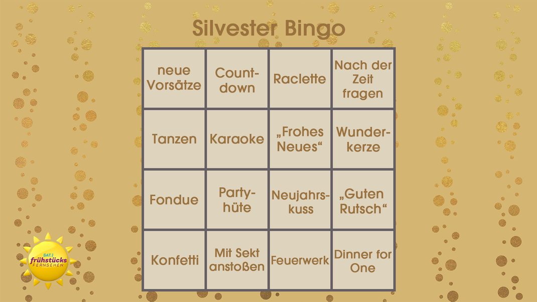 BINGO! Versende einen Silvestergruß in eine WhatsApp-Gruppe, der für Action sorgt.