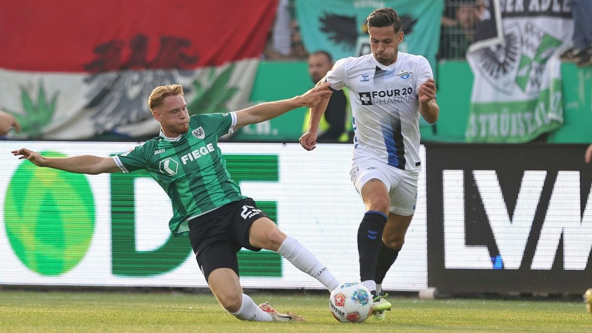 Umkämpftes Duell: Münster gegen Paderborn