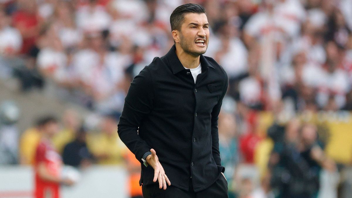 22.09.2024, Deutschland, Stuttgart, Fußball Bundesliga, Saison 2024 2025, VfB Stuttgart vs. Borussia Dortmund, Trainer Nuri Sahin (Dortmund) Gemäß den Vorgaben der DFL Deutsche Fußball Liga ist es ...