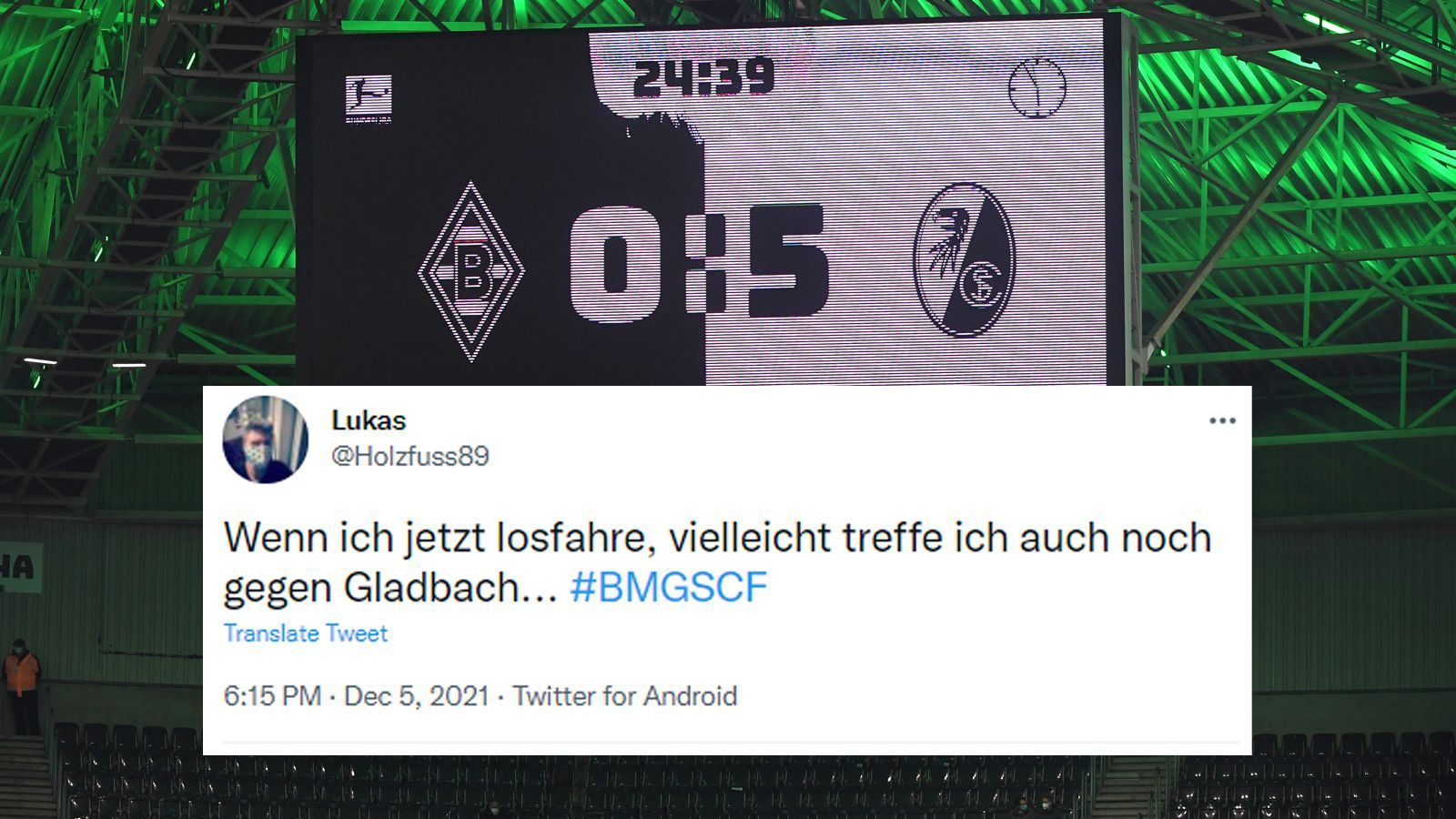 
                <strong>0:5 nach 25 Minuten</strong><br>
                Die Gladbacher ließen sich vor allem in der Anfangsphase der Partie komplett vorführen. Nach 25 Minuten stand es bereits 0:5 aus Sicht der Gastgeber. Noch nie hatte eine Heimmannschaft in der Bundesliga zu so einer frühen Phase einer Begegnung fünf Gegentreffer kassiert. Auf den (Negativ-)Rekord hätten die Gladbacher bestimmt gerne verzichtet. 
              