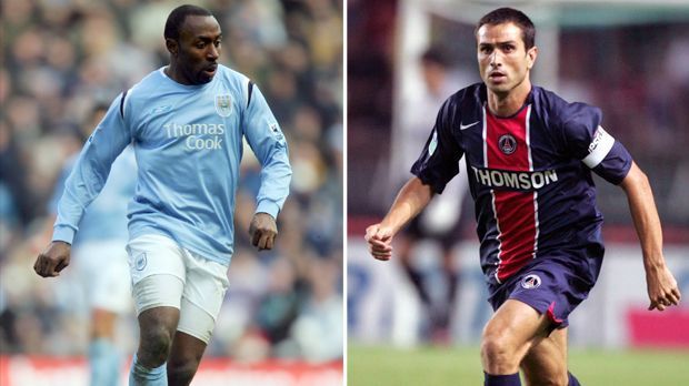 
                <strong>Stürmer</strong><br>
                Stürmer: Darius Vassell/Pauleta. Kein Aguero, sonder Darius Vassell. Der englische Nationalstürmer stand von 2005 bis 2009 im Kader von Manchester City. Ihm gelangen in diesen vier Jahren 36 Tore und vier Vorlagen. Eine bessere Quote hat der portugiesische Nationalstürmer Pauleta. In fünf Jahren bei Paris schoss er 88 Tore und steuerte zehn Vorlagen bei. Der europäische Durchbruch gelang Paris jedoch auch mit dem Publikumsliebling Pauleta nicht, der 2008 seine Karriere beendete.
              