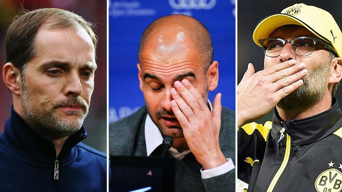 Thomas Tuchel, Pep Guardiola und Jürgen Klopp
