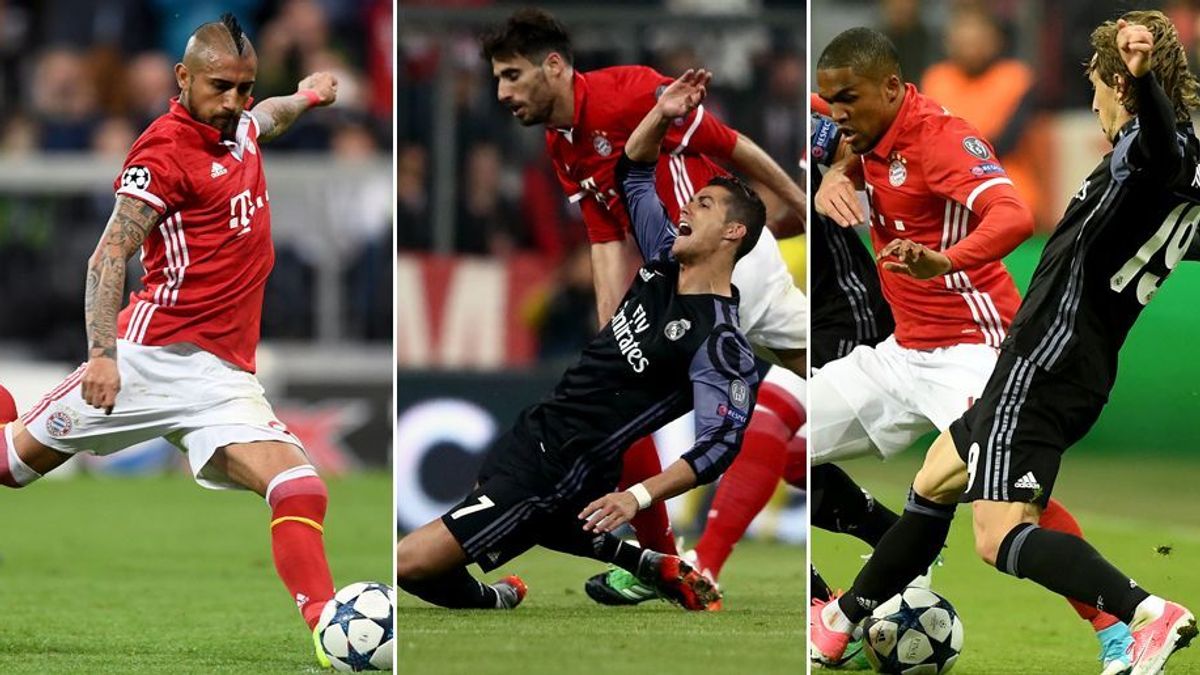 Statistik-Vergleich FC Bayern vs. Real Madrid