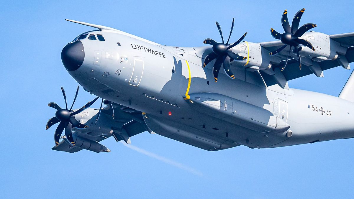 Ein Airbus A400M der deutschen Luftwaffe