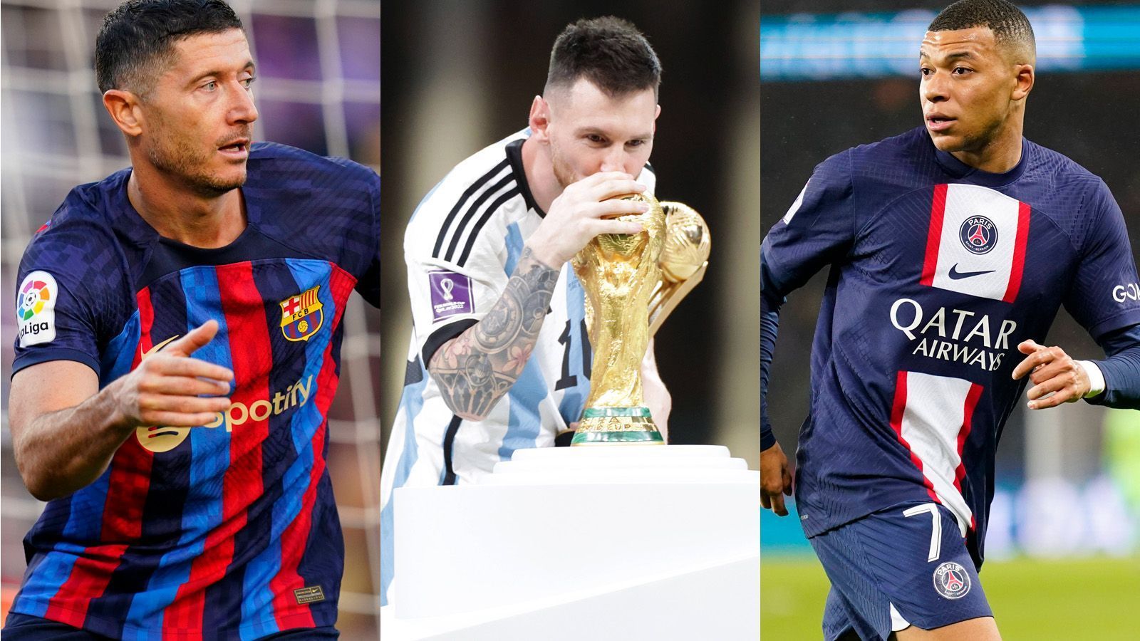 
                <strong>Messi, Mbappe, Lewandowski: Die Nominierten für die Wahl zum Weltfußballer</strong><br>
                Der Fußball-Weltverband zeichnet jedes Jahr die besten Spieler aus. Die FIFA hat jetzt für die "The Best FIFA Football Awards 2022" die Nominierten bekanntgegeben. Mit zahlreichen Superstars und zwei Bundesliga-Spielern. ran zeigt sie.
              