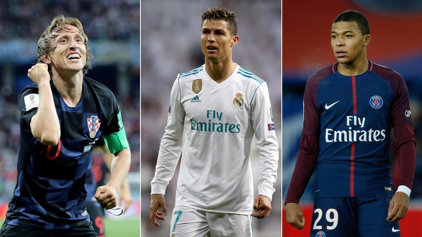 
                <strong>FIFA-Weltfußballer Kandidaten 2018</strong><br>
                Wer wird FIFA-Weltfußballer 2018? Cristiano Ronaldo sicherte sich in den zwei vergangenen Jahren die prestigeträchtige Einzel-Trophäe. ran.de zeigt euch die zehn Nominierten für die Wahl zum Weltfußballer 2018.
              