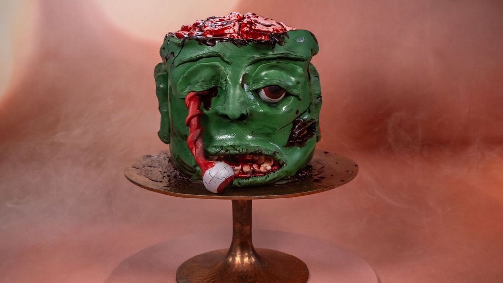 "Ork-Schädel": Der Schlagerstar Vincent Gross erschaudert mit seiner furchteinflössenden Torte