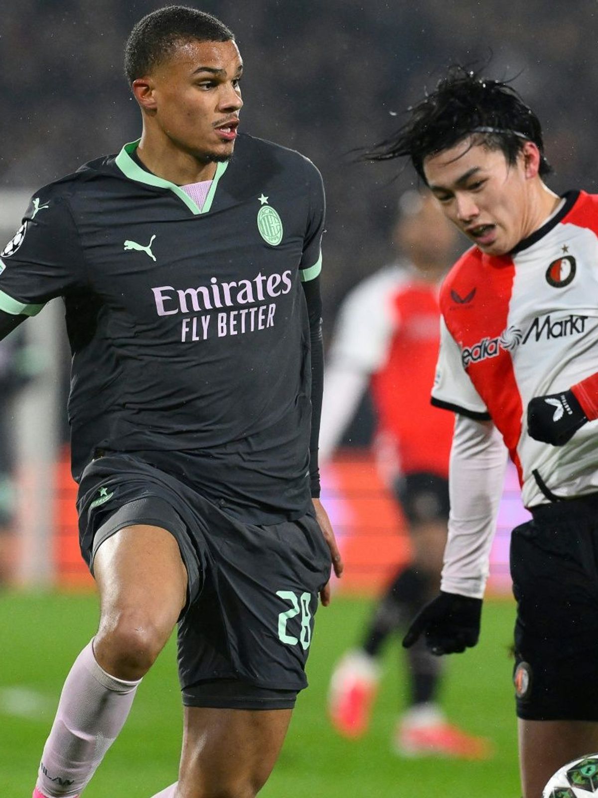 Malick Thiaw (l.) wechselt nach Newcastle