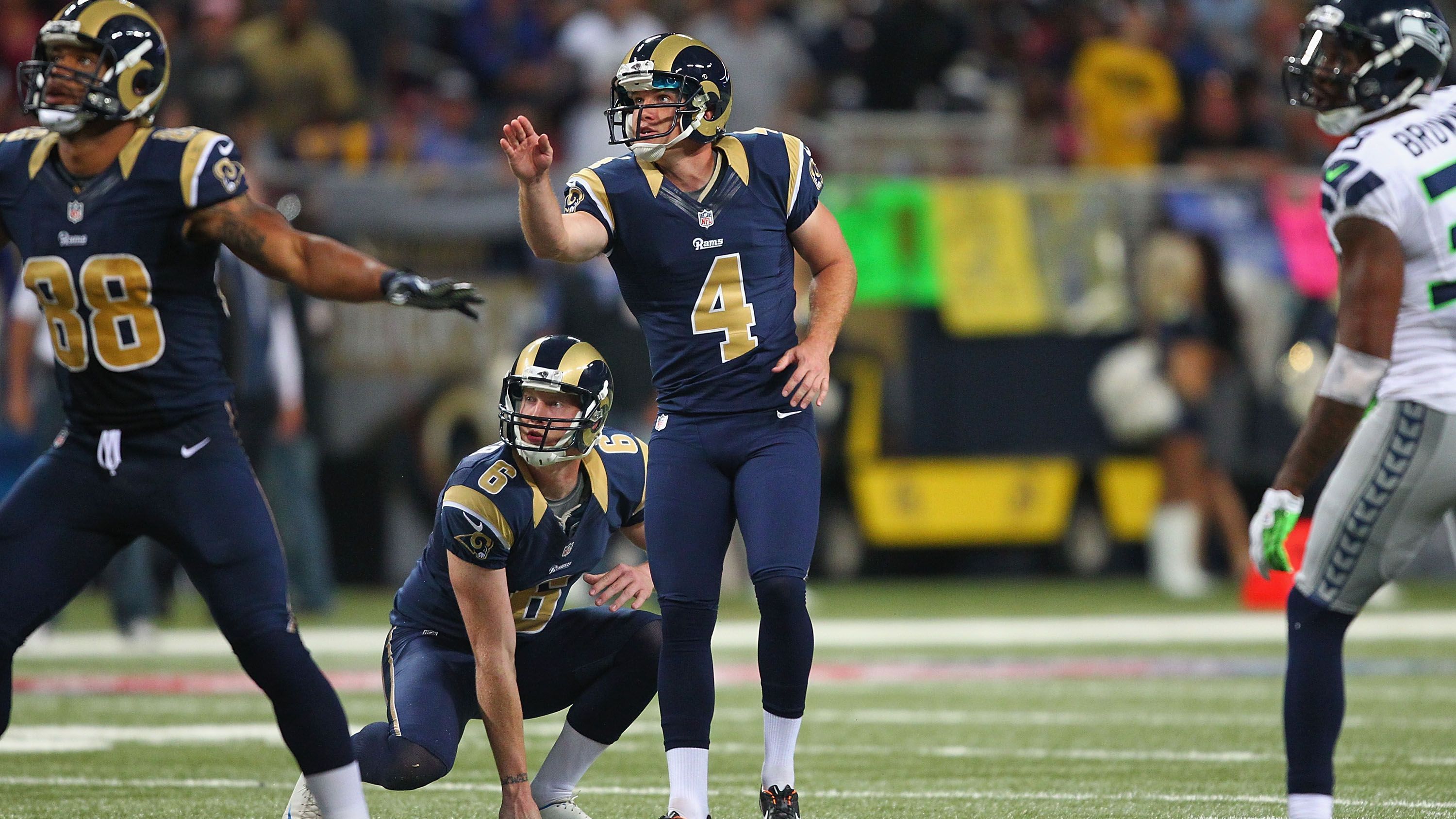 <strong>Johnny Hekker (Los Angeles Rams)</strong><br>Position: Punter<br>Jahr: 2012<br>Gegner: Seattle Seahawks