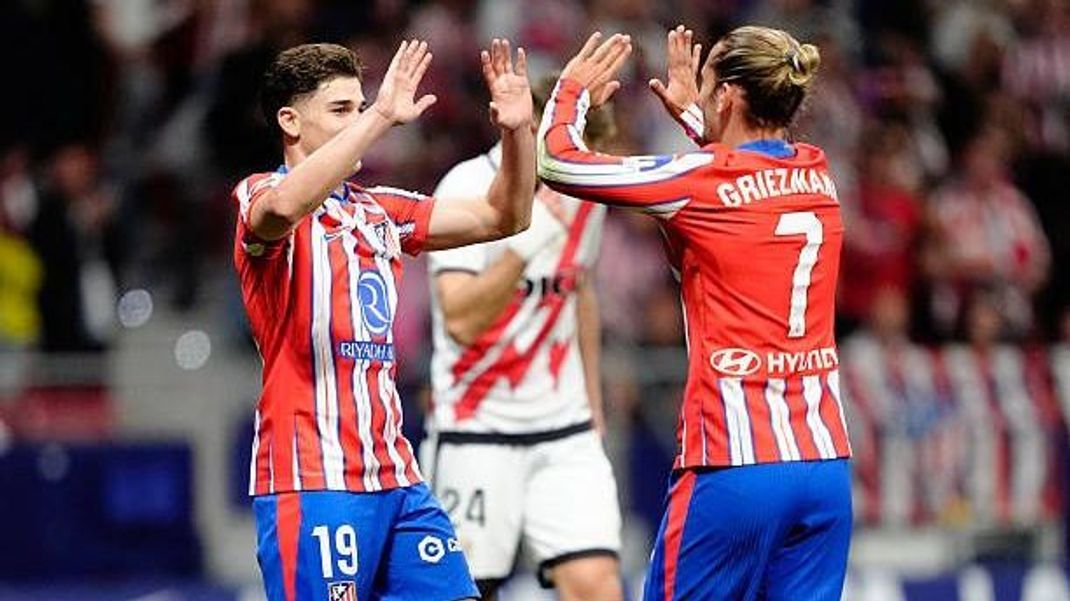 Alvarez und Griezmann verstehen sich blendend.