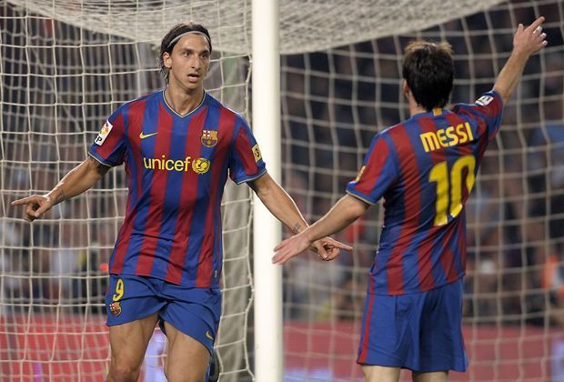 
                <strong>Messi, Pedro, Ibrahimovic: Saison 2009/2010</strong><br>
                91 Treffer: Lionel Messi 47 Tore, Pedro Rodriguez 23 Tore, Zlatan Ibrahimovic 21 Tore
              