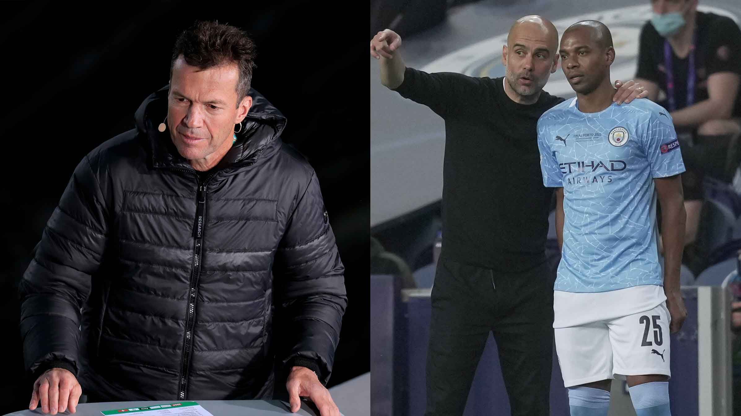 
                <strong>Lothar Matthäus: "ManCity war überfordert"</strong><br>
                Lothar Matthäus hat indes eine Mannschaft von Manchester City gesehen, die "überfordert" war, da sie "so noch nie zusammen gespielt" habe, erklärte er bei "Sky". Auch Matthäus sieht die Schuld für die Niederlage beim Trainer.
              