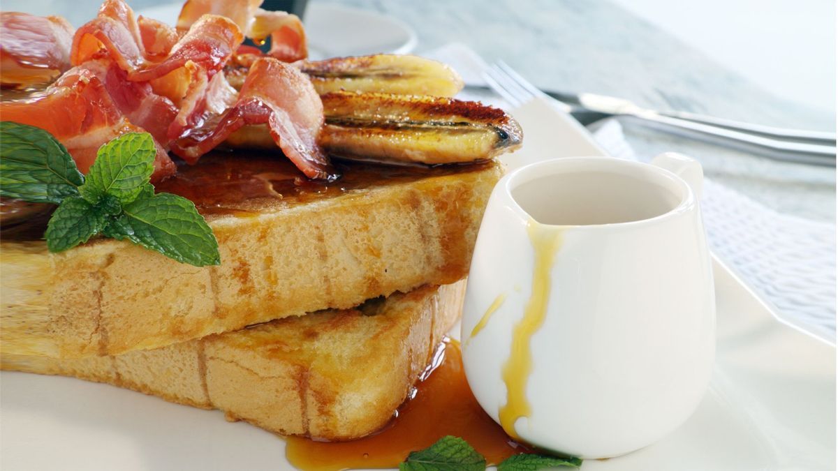 French Toast mit Bacon