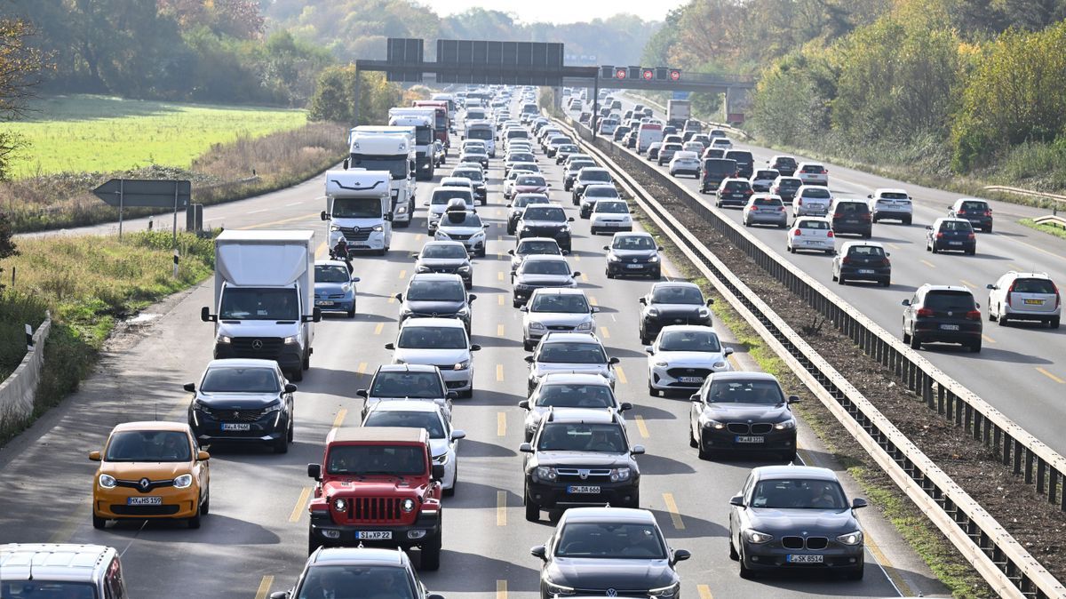 Vollsperrung der A66 bei Wiesbaden