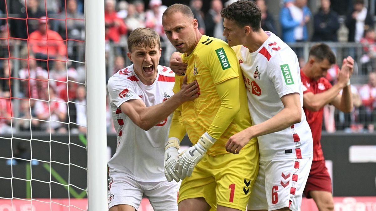 Eric Martel (r.) im FC-Trikot