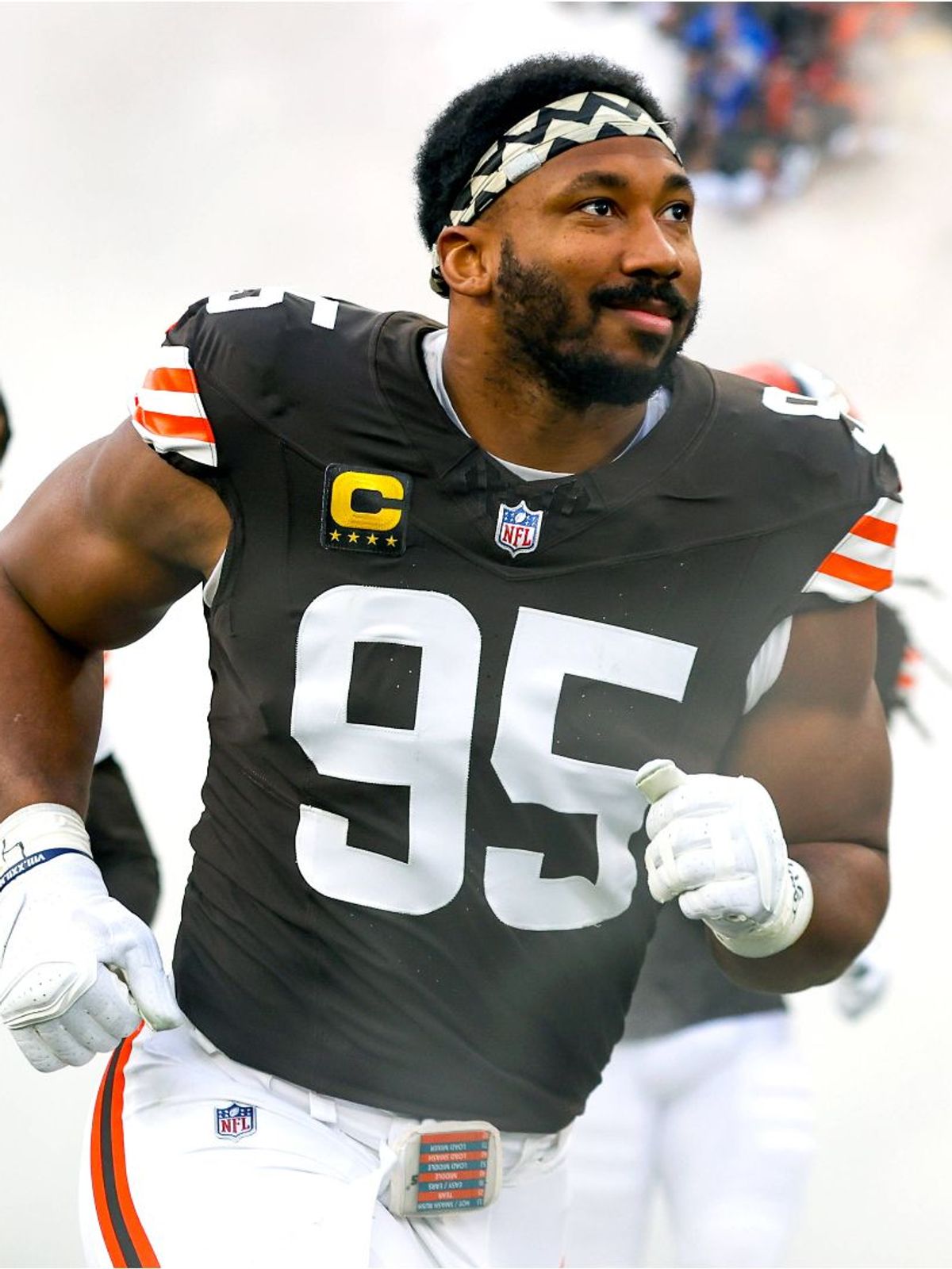 Myles Garrett Aaron Rodgers