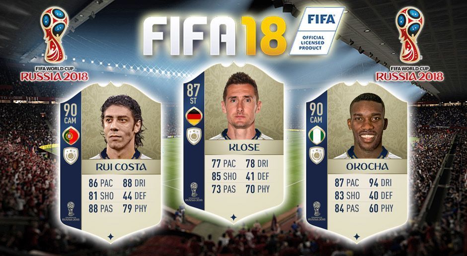 
                <strong>Neue FUT-Legenden zur WM</strong><br>
                Pünktlich zur WM in Russland bringt EA am 29. Mai ein Update für FIFA Ultimate Team heraus. Zu den bereits bekannten Legenden-Spielern gesellen sich dann vier weitere hinzu, die für ihre Nationalteams bei Weltmeisterschaften besondere Leistungen erbracht haben. ran.de stellt euch alle WM-Legenden-Karten vor.
              