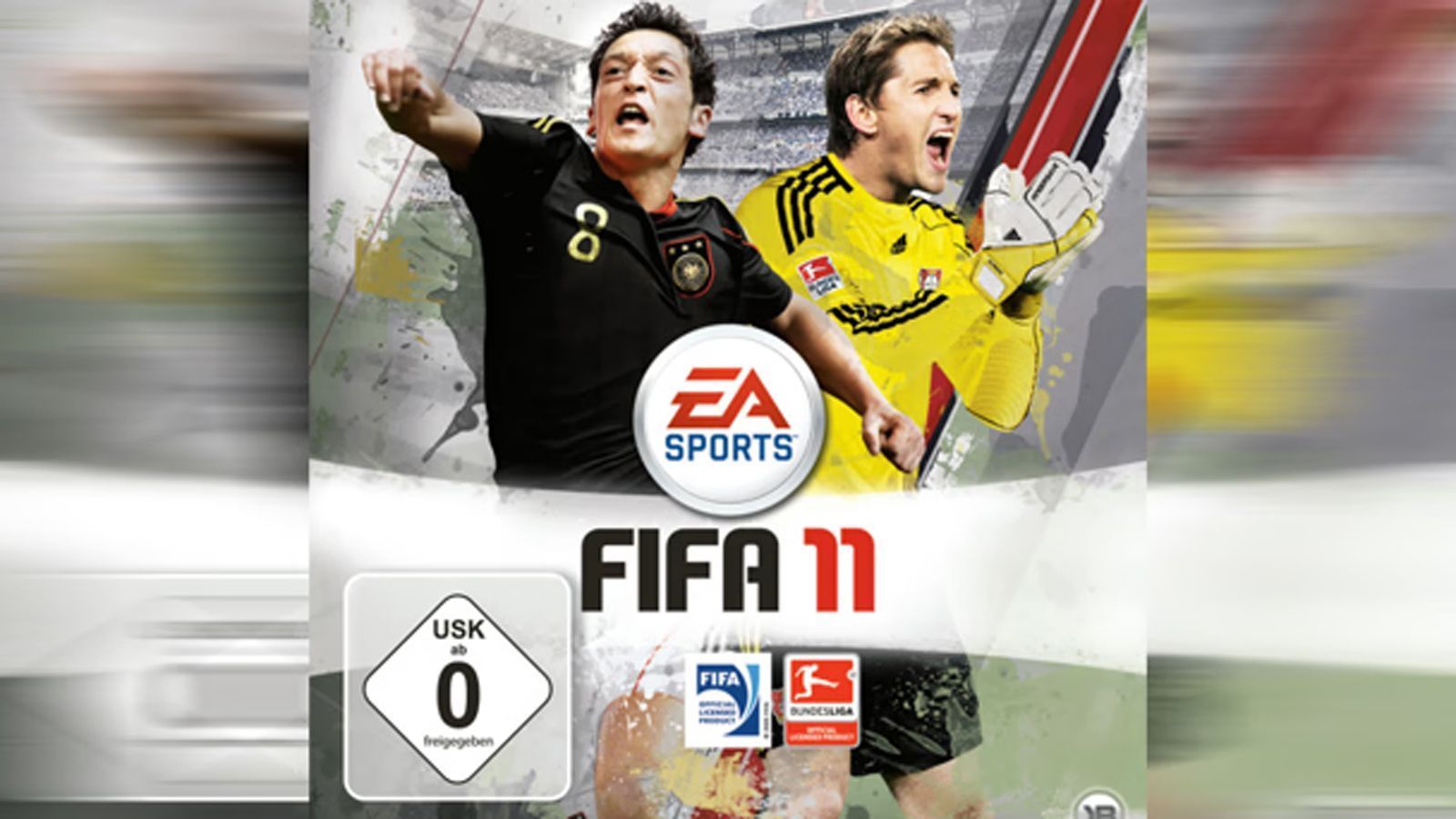 
                <strong>FIFA 11</strong><br>
                FIFA 11 - Cover-Spieler: Mesut Özil und Rene Adler.
              