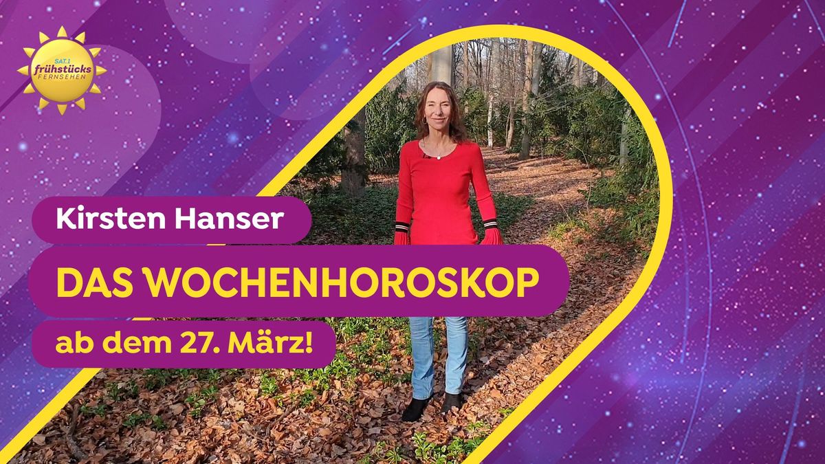 Das Wochenhoroskop ab dem 27. März