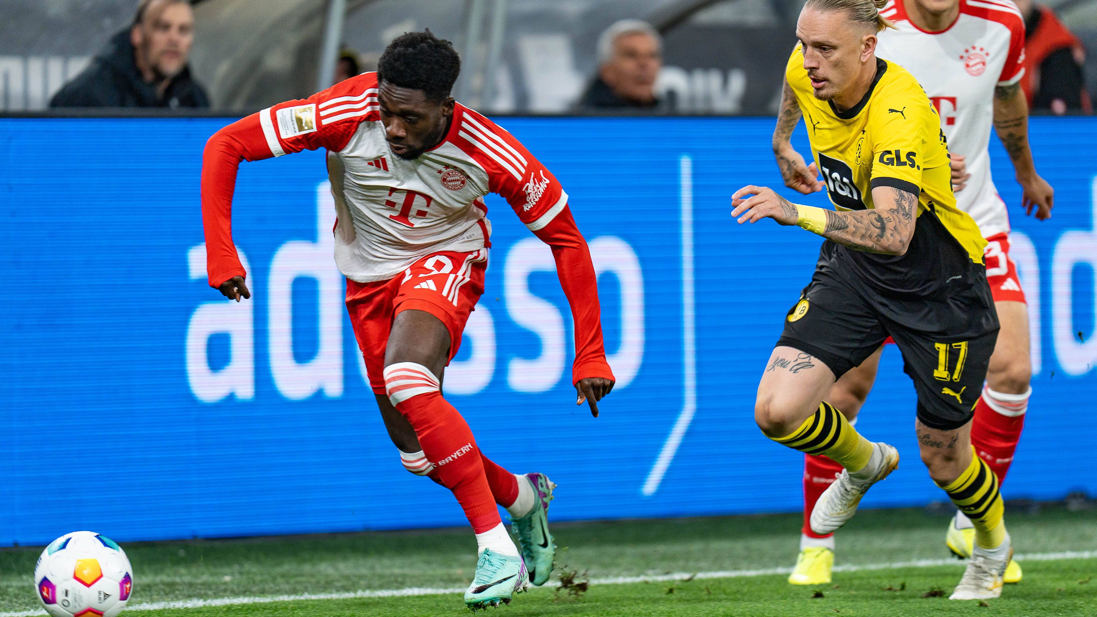 <strong>Alphonso Davies<br></strong>Defensiv konzentriert und mit einigen Aktionen, weil es der BVB häufig über seine Seite versucht. Wird Malen vor allem durch seine Kondition Herr. Fängt im zweiten Abschnitt das Schludern an und wirkt nicht mehr ganz so konzentriert. <em><strong>ran</strong></em><strong>-Note: 3</strong>