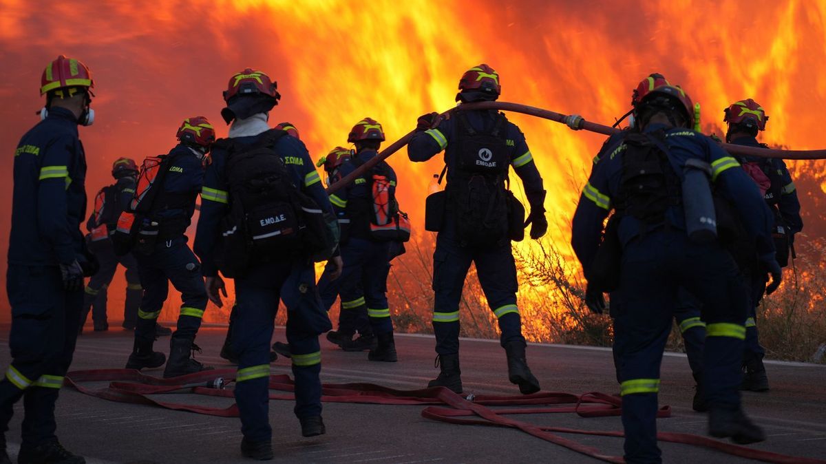 Flächenbrand in Griechenland