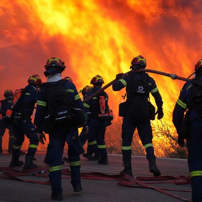Flächenbrand in Griechenland