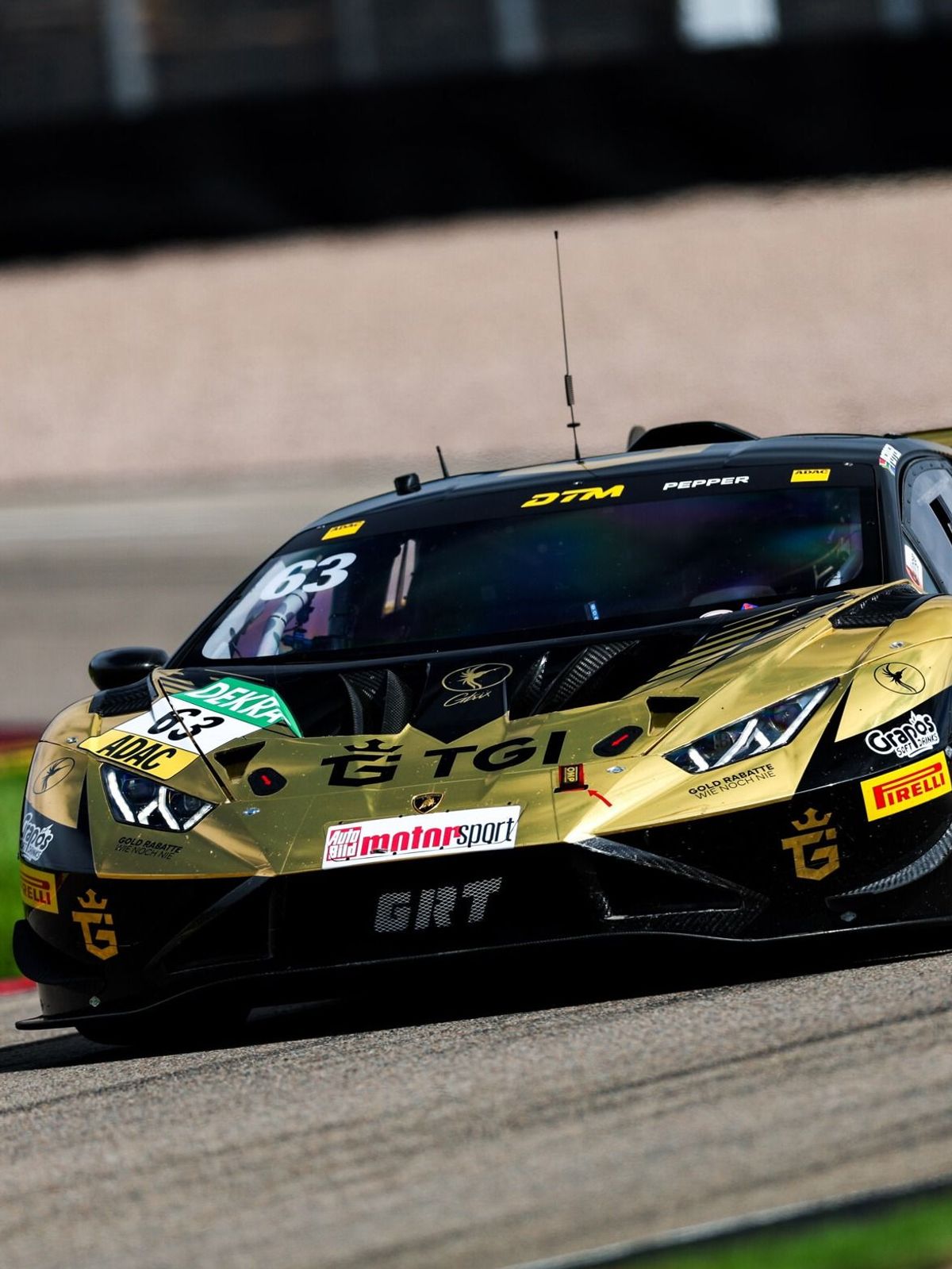 Ein Jahr nach seiner DTM-Premiere holte Titelkandidat Pepper die Tages-Bestzeit