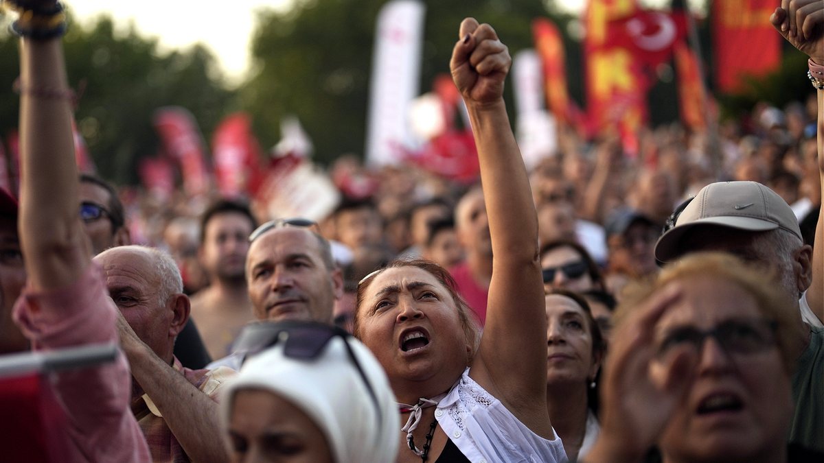 Proteste gegen Erdogan in Istanbul
