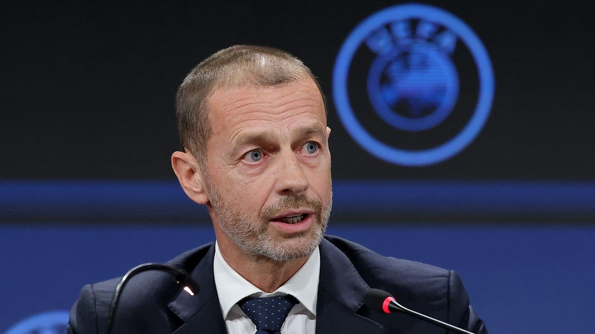 Nicht glücklich: UEFA-Präsident Ceferin